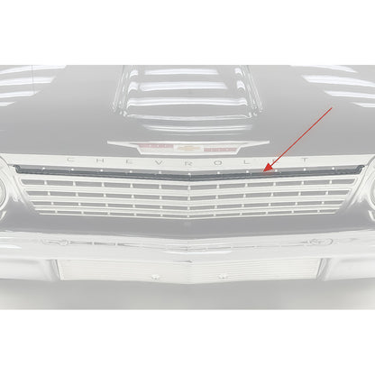 B10162 - 1962 Chevrolet Impala, Bel Air, Biscayne; Upper Grill Molding