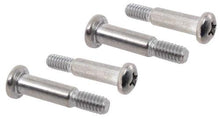 Chrome Plated Stainless Steel Shouldered Lens Screws, #8-32 x 7/8" With 9/16" Shoulder, 4 Piece Set