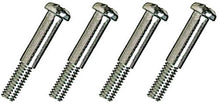 Chrome Plated Stainless Steel Shouldered Lens Screws, #8-32 x 1-1/8" With 5/8" Shoulder, 4 Piece Set