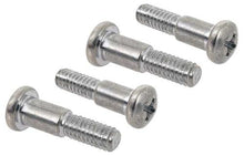 Chrome Plated Stainless Steel Shouldered Lens Screws, #8-32 x 11/16" With 5/16" Shoulder, 4 Piece Set