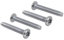 Chrome Plated Stainless Steel Standard Lens Screws, #8-32 x 1", 4 Piece Set