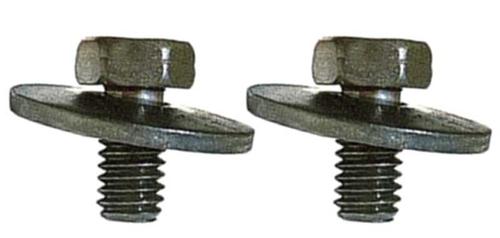 Battery Tray Mounting Bolts; Free Spinning Washer, Black Phosphate; 5/16-18 x 5/8" Flat T2 Pieces