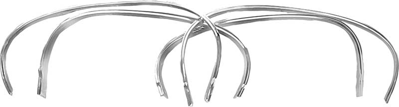 B1399A - 1969 Impala, Bel Air, Caprice; Wheel Opening Molding Kit; Front & Rear; with Hardware; Set of 4