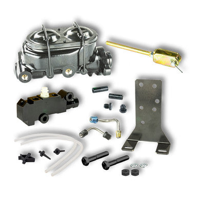 The Right Stuff Black Master and Valve Combination, Disc/Disc (4 port Master) - (B1872)