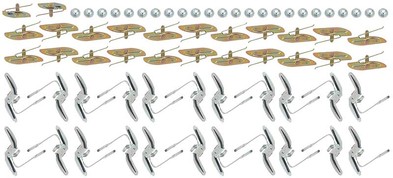 B19079 - 1964 Chevy Impala SS; Side Molding Clip and Hardware Set