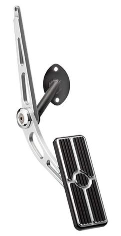 Billet Specialties Billet Aluminum Cable Style Gas Pedal Assembly - Black