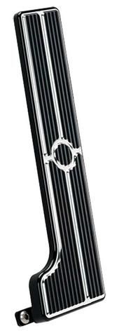 1958-67 Chevrolet; Billet Aluminum Floor Mount Gas Pedals; Black - Billet Specialties