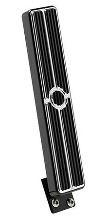 1955-58 Chevrolet Passenger Car; Billet Aluminum Floor Mount Gas Pedals; Black - Billet Specialties