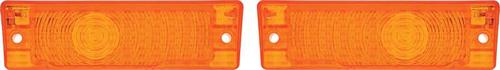 1968 Impala, Bel Air, Biscayne, Caprice; Amber Park Lamp Lens; Pair