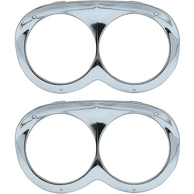 1958 Impala / Full-Size; Headlamp Bezel Set; Pair