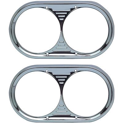 1959 Impala, Full Size Headlamp Bezel Sety; Pair