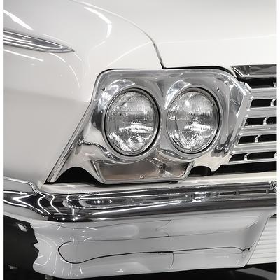 1962 Impala, Biscayne, Bel Air; Headlamp Bezel Set; RH & LH; Pair