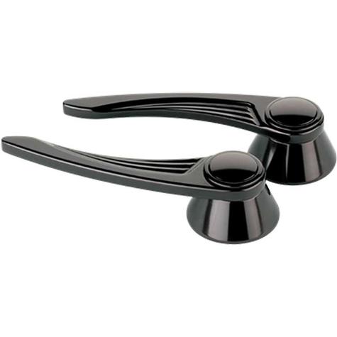 Billet Specialties Billet Aluminum Door Handles - Black Ball Milled