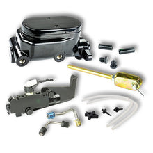 The Right Stuff Black 1" Bore Master Cylinder 4 port GM Truck style Valve Combo, Disc/Drum - (B5641)