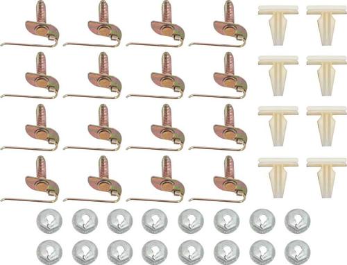 B6011 - 1960 Impala, Bel Air; Exterior Quarter Panel Molding Hardware Set; 2 Door; Convertible; Per Side