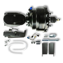The Right Stuff 55-58 Chevy Bel Air/Impala w/ Disc/Disc, Black Booster Master Cylinder Combo Kit - (B82315672)