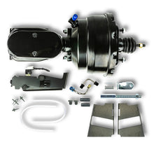 The Right Stuff 59-70 Chevy Bel Air/Impala w/ Disc/Drum, Black Booster Master Cylinder Combo Kit - (B84315171)
