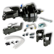 The Right Stuff 59-70 Chevy Bel Air/Impala w/ Disc/Disc, Black Booster Master Cylinder Combo Kit - (B84315672)