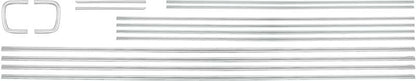 B9077 - 1964 Chevrolet Impala; Exterior Body Side Molding Set; 2 Door; 14 Piece Set