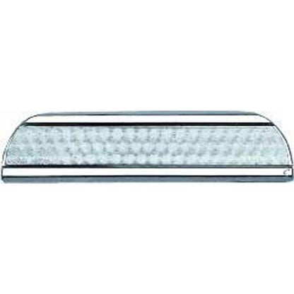 B9204 - 1964 Impala SS; Fuel Door Molding; with Machine-Turned Aluminum Insert