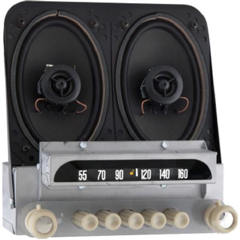 1951-52 Chevrolet Styleline / Fleetline; Bluetooth; Reproduction Radio; With Optional Speakers