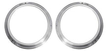 1966-77 Bronco; Billet Aluminum Headlamp Bezels