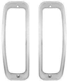 1964-77 Ford Truck; Tail Lamp Bezels; Billet Aluminum; RH/LH