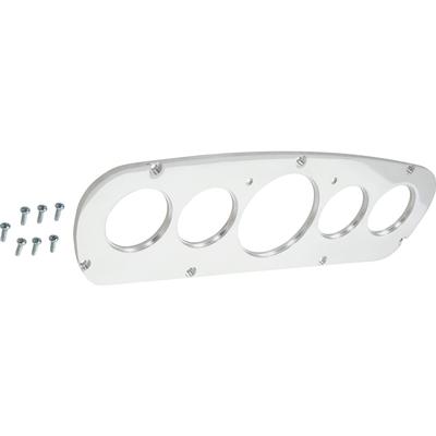 1965-66 F-Series Truck Custom Cab; Billet Aluminum Dash Insert; 5-Gauge