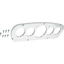 1965-66 F-Series Truck Custom Cab; Billet Aluminum Dash Insert; 5-Gauge