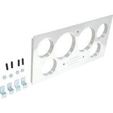 1973-79 F-Series Truck Custom Cab; Billet Aluminum Dash Insert; 6-Gauge