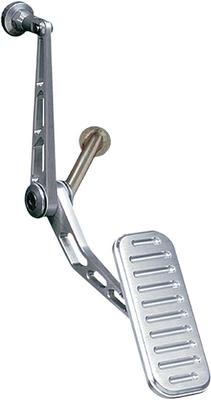 1955-57 Chevy Lokar Billet Accelerator Pedal Assemby - Small Block - Ball Milled Finish