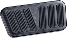 1955-57 Chevy Auto Trans Lokar Power Brake Pedal Pad - Flat Style - Black with Rubber Inserts