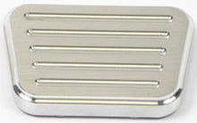1967-69 F-Body Manual Trans Lokar Billet Brake or Clutch Pedal Pad - Flat Style - Ball Milled Finish