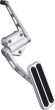 1967-70 GM Truck 2WD 1/2 Ton Lokar Billet Accelerator Pedal Assembly - Brushed with Rubber Inserts