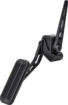 1967-70 GM Truck 2WD 1/2 Ton Lokar Billet Accelerator Pedal Assembly - Black with Rubber Inserts