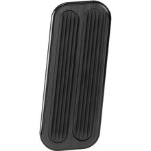 1971-72 GM Trucks - Lokar Billet Accelerator Pedal Pad - Flat Style - Black with Rubber Inserts