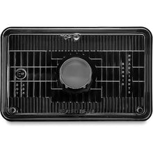 Bangin Headlights; Traditional 4x6" Sealed Beam LED Projector Headlamps; High/Low; Black
