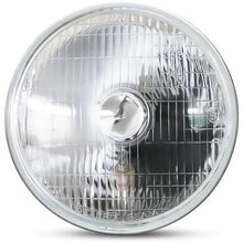 Bangin Headlights; Traditional 7" Sealed Beam LED Projector Headlamps; High/Low; w/o Parking Light