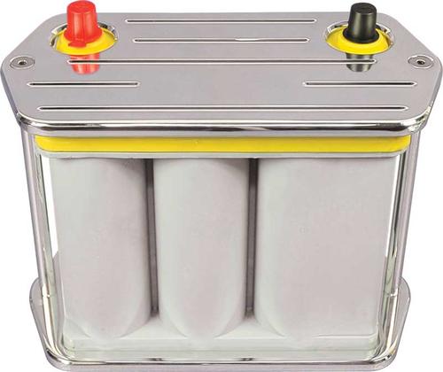 Polished Ball Milled Billet Full Cover Battery Box For Group 51 Series Optima Battery