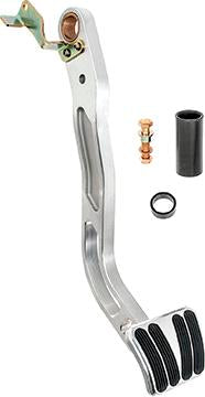 1967-72 Chevy/GMC Truck Auto Trans Lokar Billet Brake Pedal Arm with Standard Pad - Brushed Finish