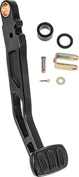 1955-57 Chevy Lokar Billet Brake Pedal Arm - Auto Trans, Standard Pad - Black Finish