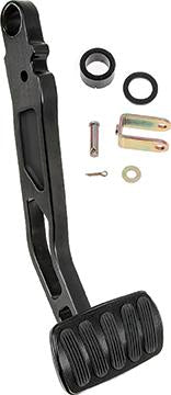 1955-57 Chevy Lokar Billet Brake Pedal Arm - Auto Trans, Power Brake Pad - Black Finish