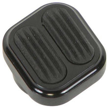 Lokar Billet Aluminum Dimmer Switch Pad with Rubber Inserts - Black Anodized Finish