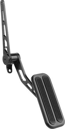 Lokar Black Steel Throttle Assembly W/Rubber Inserts & X-Large 2" X 5" Pedal Pad