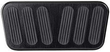 1967-69 GM F-Body - Lokar Billet Brake Pedal Pad w/Auto Trans - Flat Style - Black w/Rubber Inserts