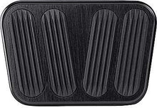 1967-69 F-Body w/Manual Trans - Lokar Billet Brake or Clutch Pedal Pad - Black w/Rubber Inserts