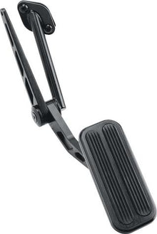 1962-67 Chevy II / Nova Lokar Billet Accelerator Pedal Assembly - Black w/Rubber Inserts