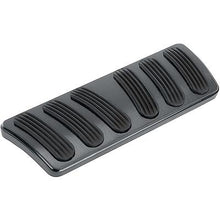 1967-69 F-Body Lokar Billet Brake Pedal Pad w/Auto Trans - Curved Style - Black w/Rubber Inserts