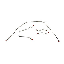 The Right Stuff 62-64 Bel Air &amp; Impala Power Drum Pre-Bent OE Steel Front Brake Line Kit - (BKT6202)