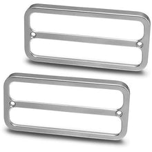 1968-72 Chevrolet, GMC Truck; Billet Aluminum Marker Light Bezel; Clear anodized finish,Pair